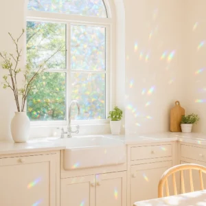 Window Privacy Film Rainbow Film Decorative Window Sticker
